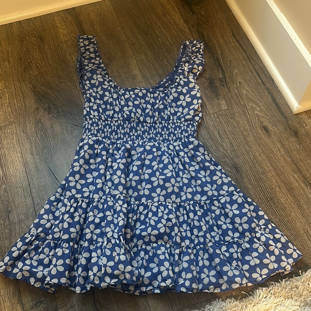 Floral Blue woman’s dress